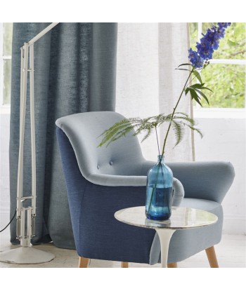 Tissu Mirissa Swedish Blue hantent personnes