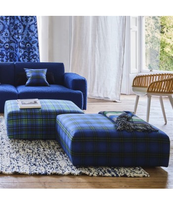 Tissu Abernethy Cobalt d'Europe débarque