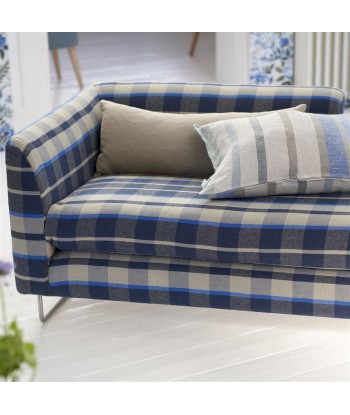 Tissu Brera Piazza Cobalt Jusqu'à 80% De Réduction