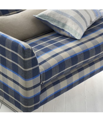 Tissu Brera Piazza Cobalt Jusqu'à 80% De Réduction