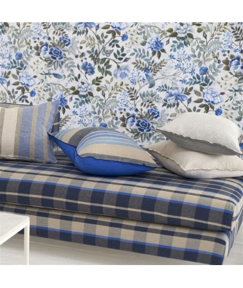 Tissu Brera Piazza Cobalt Jusqu'à 80% De Réduction