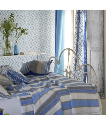 Tissu Brera Viale Cobalt votre