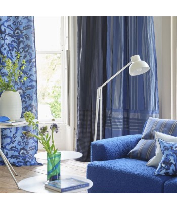 Tissu Calozzo Fino Cobalt soldes