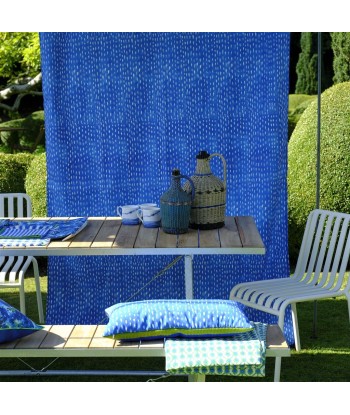 Tissu Cirebon Outdoor Cobalt de technologie