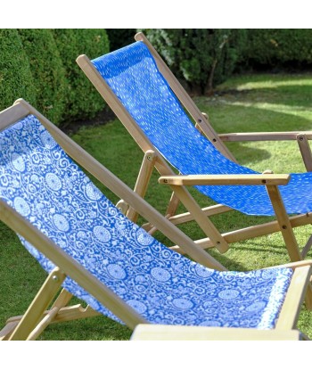 Tissu Cirebon Outdoor Cobalt de technologie