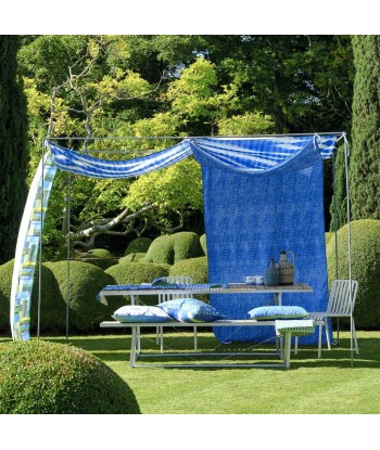 Tissu Cirebon Outdoor Cobalt de technologie