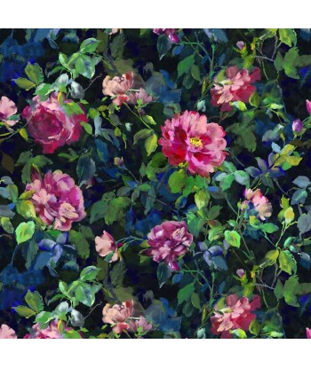 Tissu Gertrude Rose Fuchsia d'Europe débarque