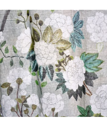 Tissu Fleur Orientale Celadon pas cher chine