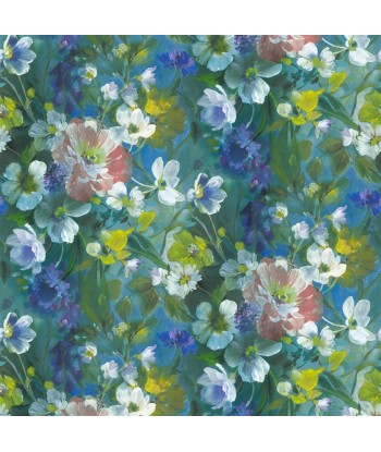 Tissu Gladys Blossom Cobalt les muscles