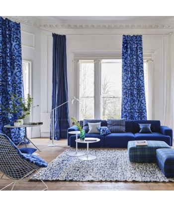 Tissu Guerbois Cobalt le des métaux précieux