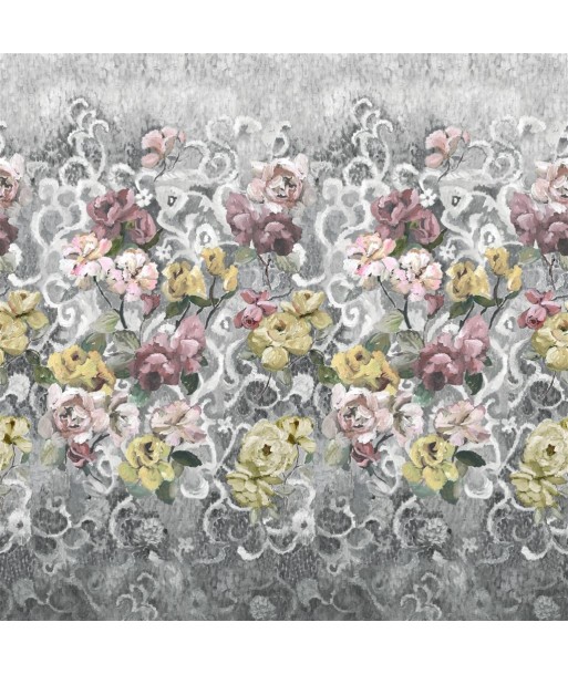 Papier Peint Tapestry Flower Platinum france