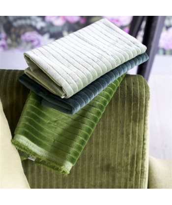 Tissu Cassia Cord Moss Véritable concentré