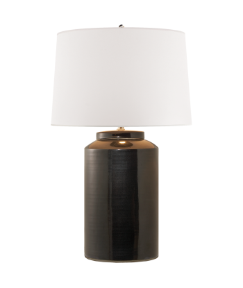 Lampe Carter Large Porcelaine Noire 50% de réduction en Octobre 2024