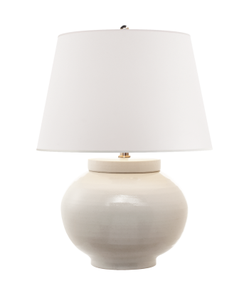 Lampe Carter Small Grès Blanc destockage