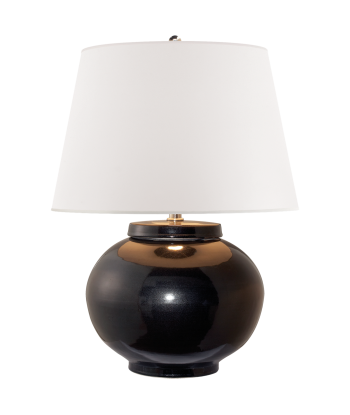 Lampe Carter Small Porcelaine Noire pas cher 