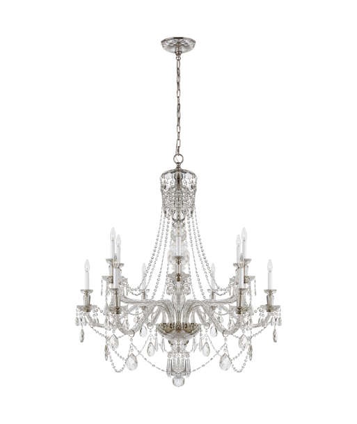 Lustre Daniela 2 niveaux Cristal shop