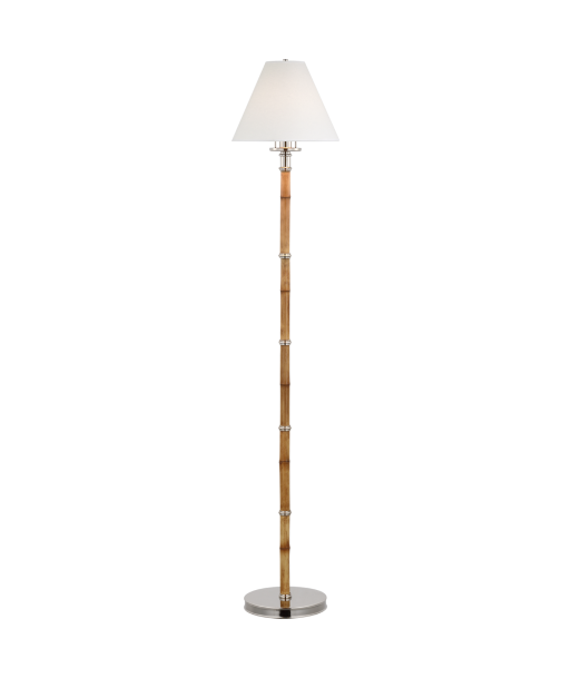 Lampadaire Dalfern Bambou Nickel pas chere