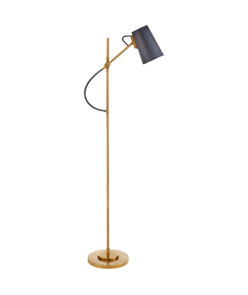 Lampadaire Benton Laiton Abat-Jour Navy la chaussure