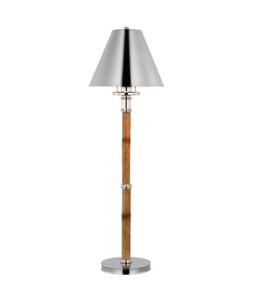 Lampe Dalfern Nickel Bambou Abat-Jour Nickel 2024