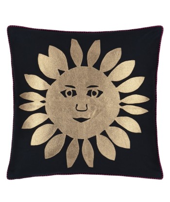 Coussin Hello Sunshine - Or la livraison gratuite