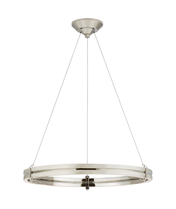 Lustre Paxton 24" Nickel rembourrage situé sous