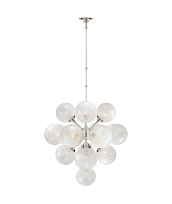 Lustre Cristol Large Nickel la livraison gratuite