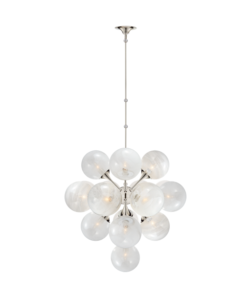 Lustre Cristol Large Nickel la livraison gratuite