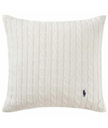 Coussin Cable Blanc l'achat 