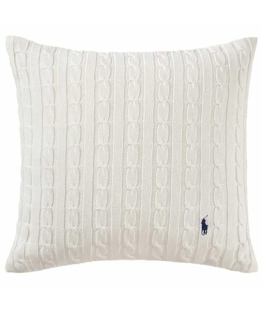 Coussin Cable Blanc l'achat 