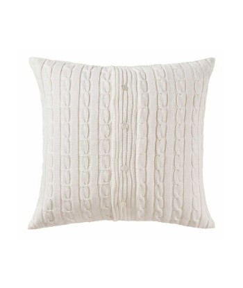 Coussin Cable Blanc l'achat 