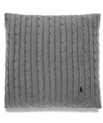 Coussin Cable Gris la livraison gratuite