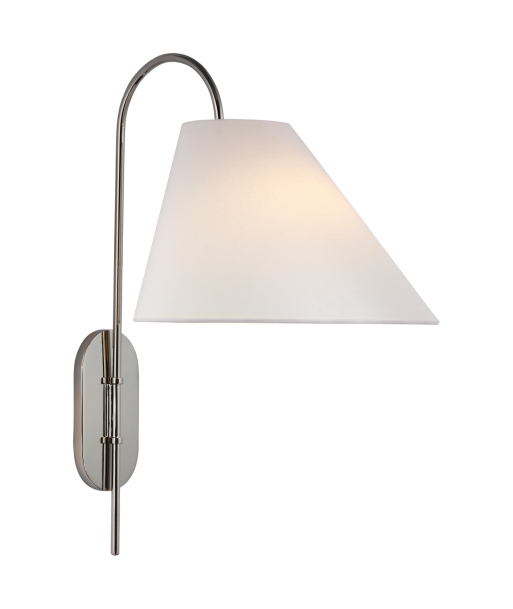 Applique Kinsley Large Articulating Wall Light Nickel en ligne des produits 