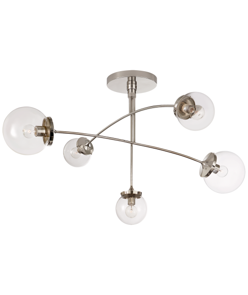 Chandelier Prescott Mobile Medium Nickel Par le système avancé 