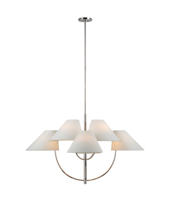 Chandelier Kinsley Large Two-Tier Nickel Vous souhaitez 