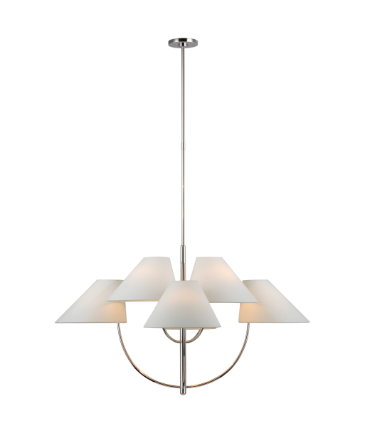 Chandelier Kinsley Large Two-Tier Nickel Vous souhaitez 