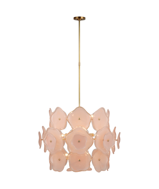 Chandelier Leighton Barrel Large Blush / Laiton de la marque